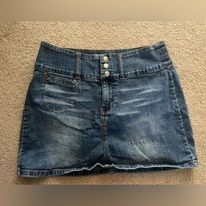Tyte American Standard Juniors Denim Miniskirt